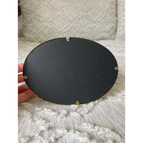 Vintage Mirrored Gold Tone Vanity Tray Lipstick Makeup Tray - Picture 7 of 10